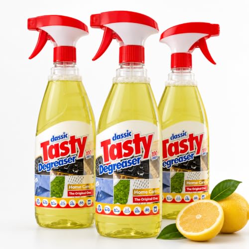 FAMILYCOM. Quitagrasas Desengrasante sin Disolvente. Elimina la Grasa Difícil en Segundos. Limpieza Profesional de Cocina, Horno, Campana, Barbacoa, Motor, Taller y Exterior. Pack 3000 ml.