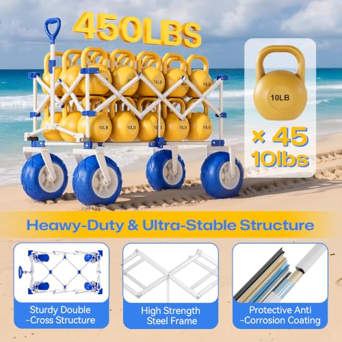 VELUVIA Beach Wagon Balloon Wheels