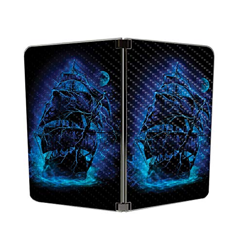 Image of MIGHTY SKINS MightySkins Carbon Fiber Skin for Microsoft Surface Duo - Pirate Storm | Protective, Durable Textured Carbon Fiber Finish | Easy to Apply, Remove, and Change Styles | Made in The USA