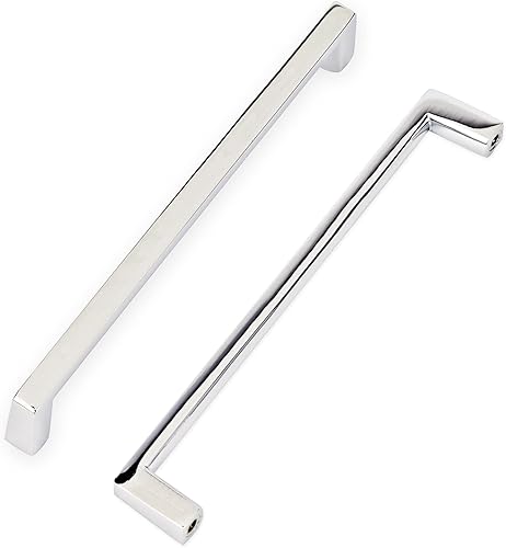 Miniatura 3 de AOKENBAO Tiradores cromados de 6 pulgadas para gabinete, manijas cromadas, pomos de gabinete, pomos de cajón para armarios y cajones, paquete de 6
