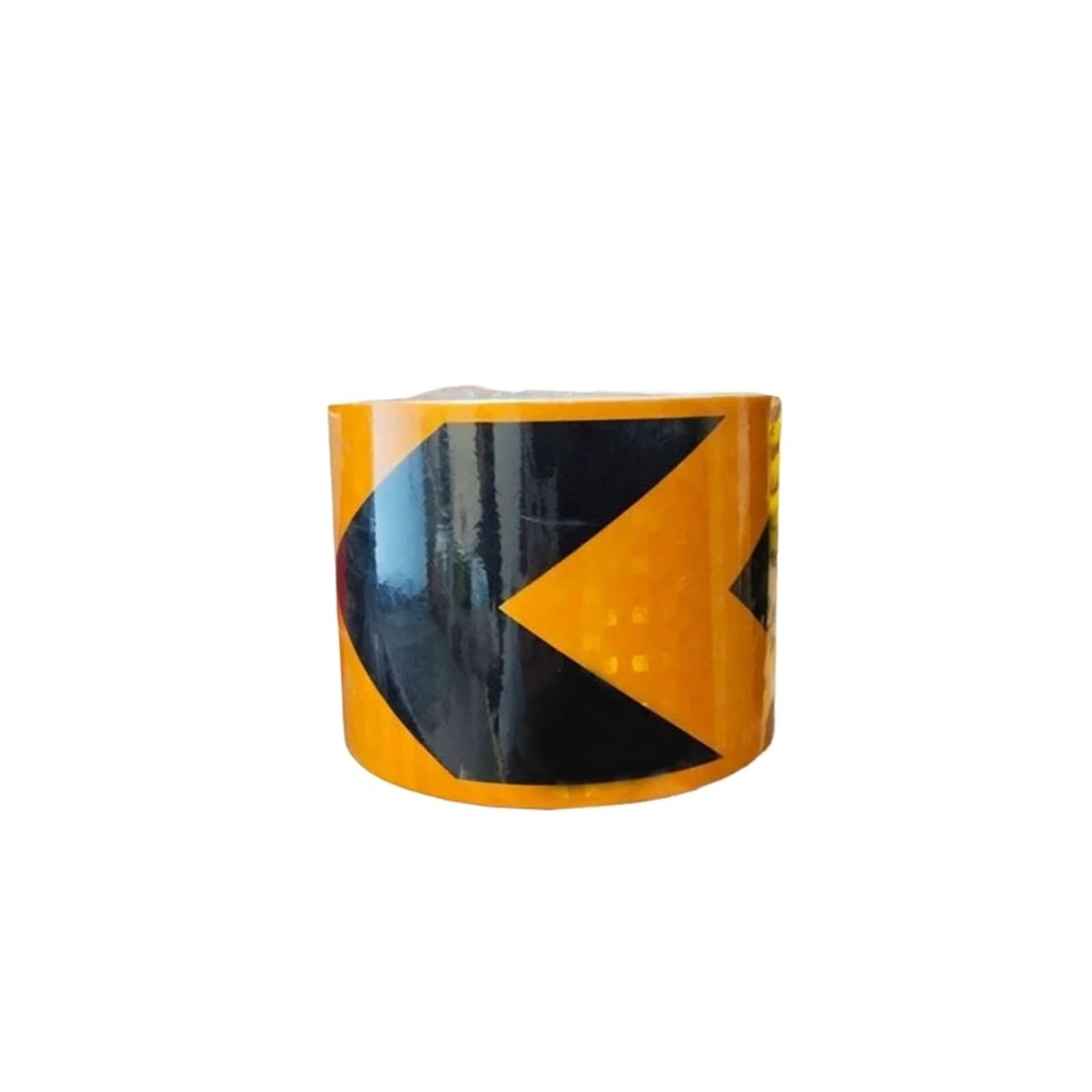 Yuzguhey Yellow Black Reflective Tape, Self Adhesive Fluorescent Reflector Warning Tape, 5 Meters Multicolor Arrow Guide Sign Pack Of 3(Yellow Black)