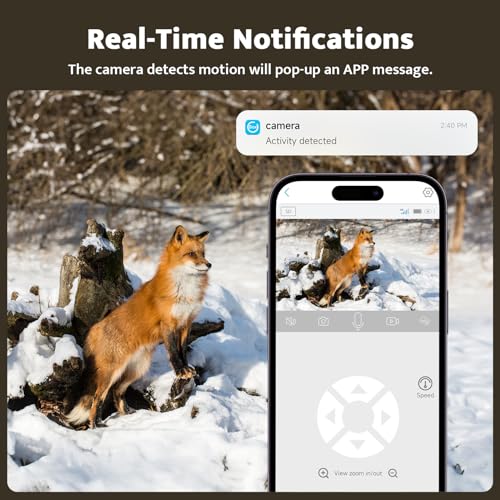 usogood 4G LTE Cellular Trail Camera Solar Powered with 32GB Memory and Unlimited Traffic Package SIM Card, Pan-Tilt 355° View and 2K HD Wildlife Camera with Night Vision Motion Activated Waterproof - Image 4
