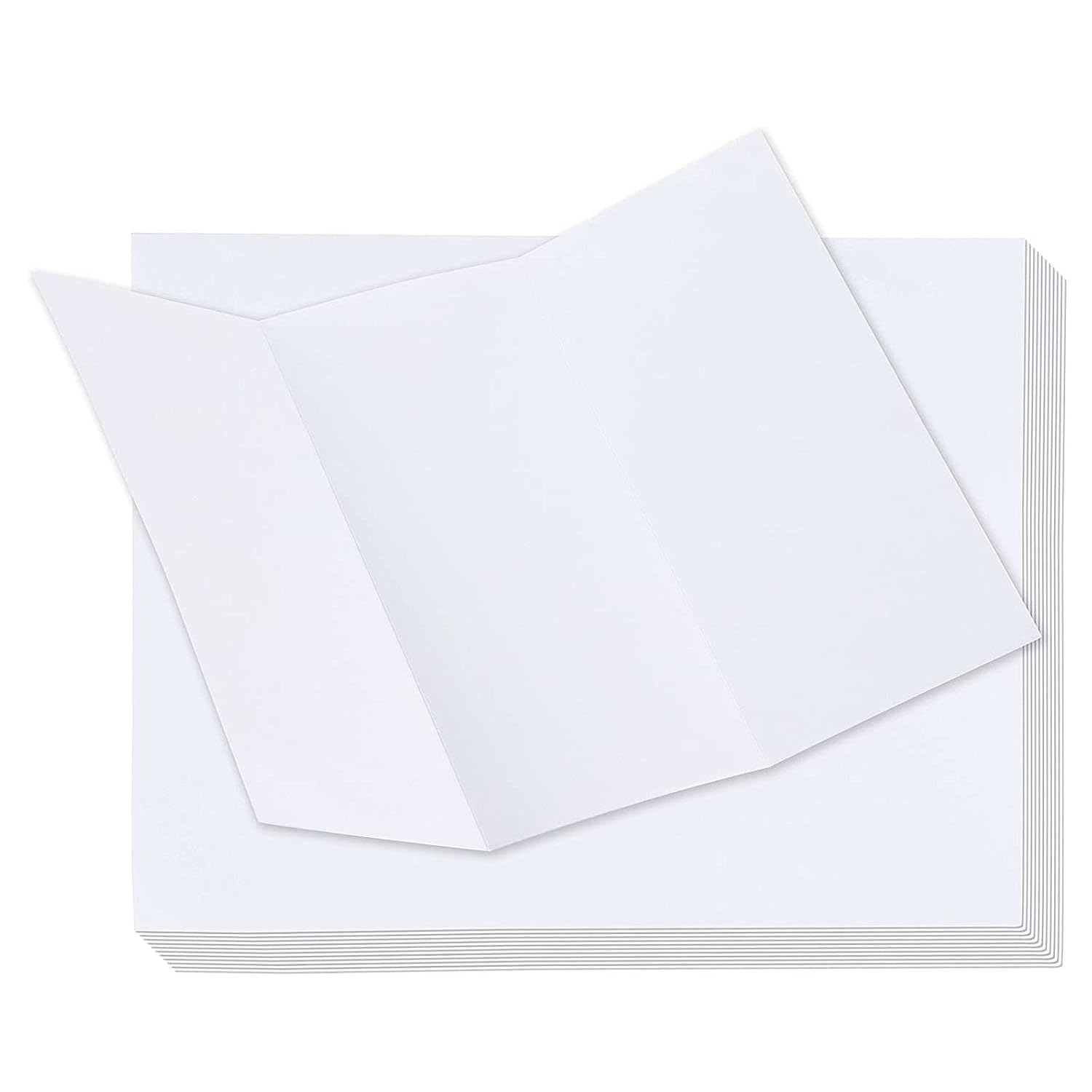 TriFold Brochure Paper 100Pack Trifold Pamphlet Flyer Paper for