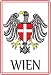 Produktbild Schatzmix Wien Stadtwappen Adler Österreich Metallschild Wanddeko 20x30 tin Sign Blechschild, Mehrfarbig