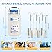 3L Liquid Nitrogen Tank, Aluminum Alloy Cryogenic Container Liquid Nitrogen (LN2) Dewar, Semen Tank, Liquid Nitrogen Dewar with 6 Canisters & Carry Bag (3L)