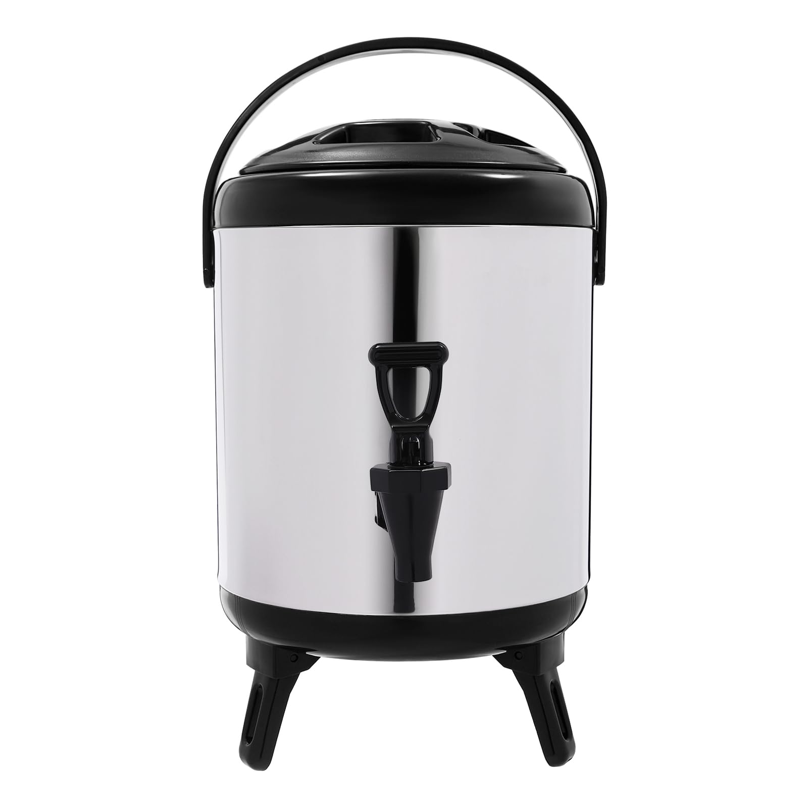 Distributeur d'eau chaude isotherme 6 L en acier inoxydable