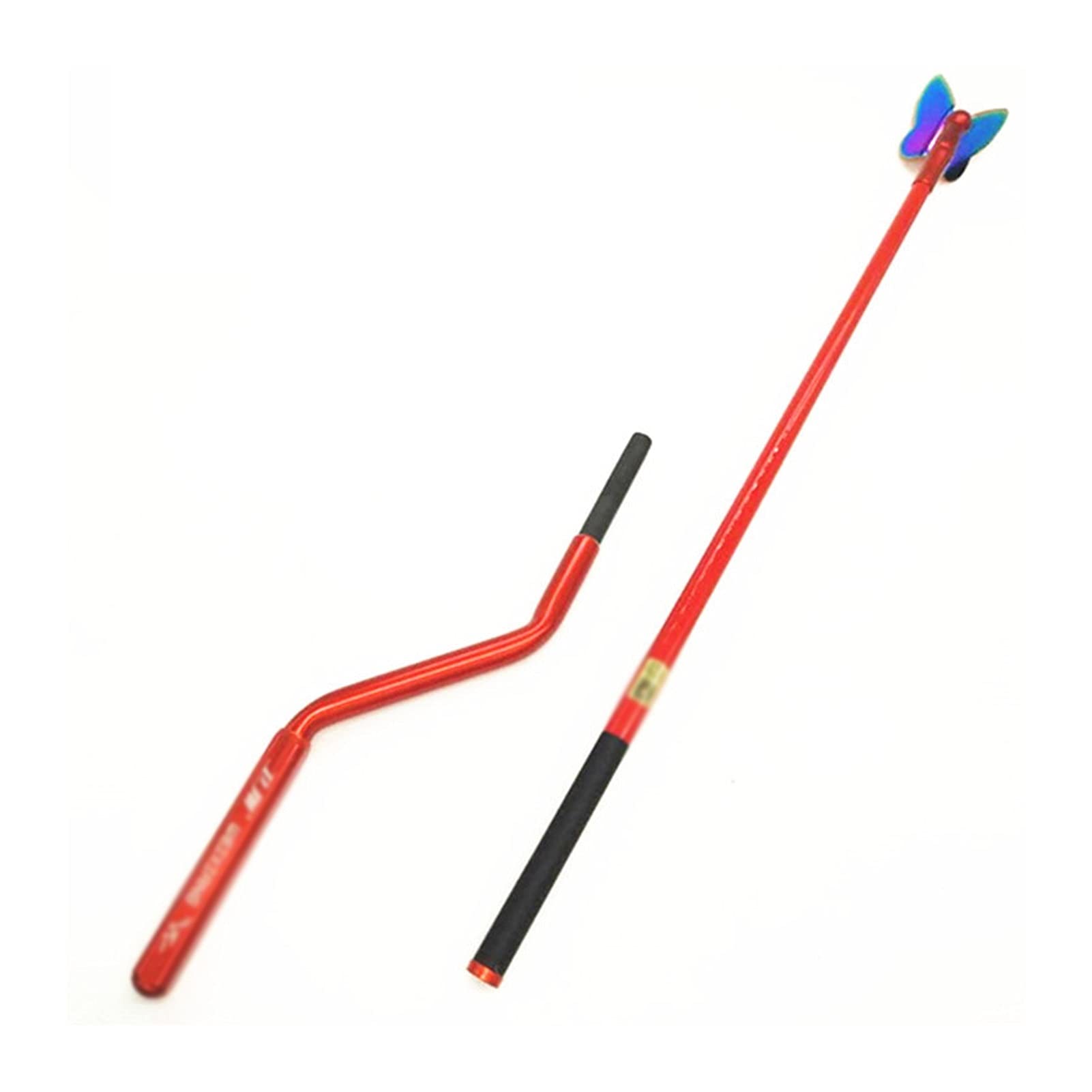 caihuashopping Support Canne a Peche Bâche de la Tige de pêche au Carbone Tourelle Tourelle Tourelle Tour du Support 85 cm Tige Longue Hors Boîte de pêche Suspendue Support de Canne à Pêche