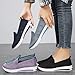 Imagen de Zapatillas Deportivas Mujer Negras Ligeros Entretiempo Zapatos Deportivos Slip on Transpirables Casual Moda Sneakers Malla Clasico Comodas Barefoot Sin Cordones Mocasines Pretty para Jogging Caminar
