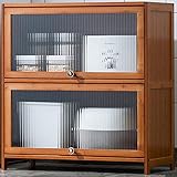 FGXHHS Aufbewahrungsregal, Brotkorb mit Küchenutensilien, Mikrowellengeeignet, Holz, für Zuhause und Büro (Farbe: Braun, Größe 70x33x73cm)