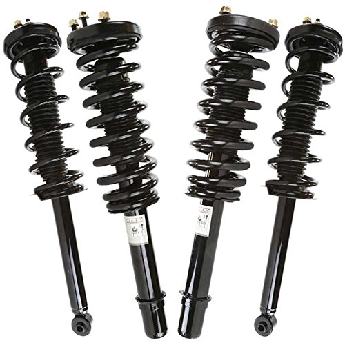 Auto Shack CST0225-0226 Front Rear Complete Struts and Spring Assembly Bundle