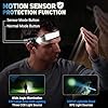 Lampe Frontale LED Ultra Puissante,3000 Lumens Super Lumineux 3*LED 230° Torche Frontale Rechargeable USB Capteur De Mouvement,Étanche IPX5 Poids 0.14lb léger,Pour Pêche,Camping,Cyclisme,Running