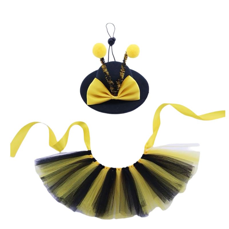 Accessoires pour cheveux pour chiot Bee lot de 2 jaune taille unique