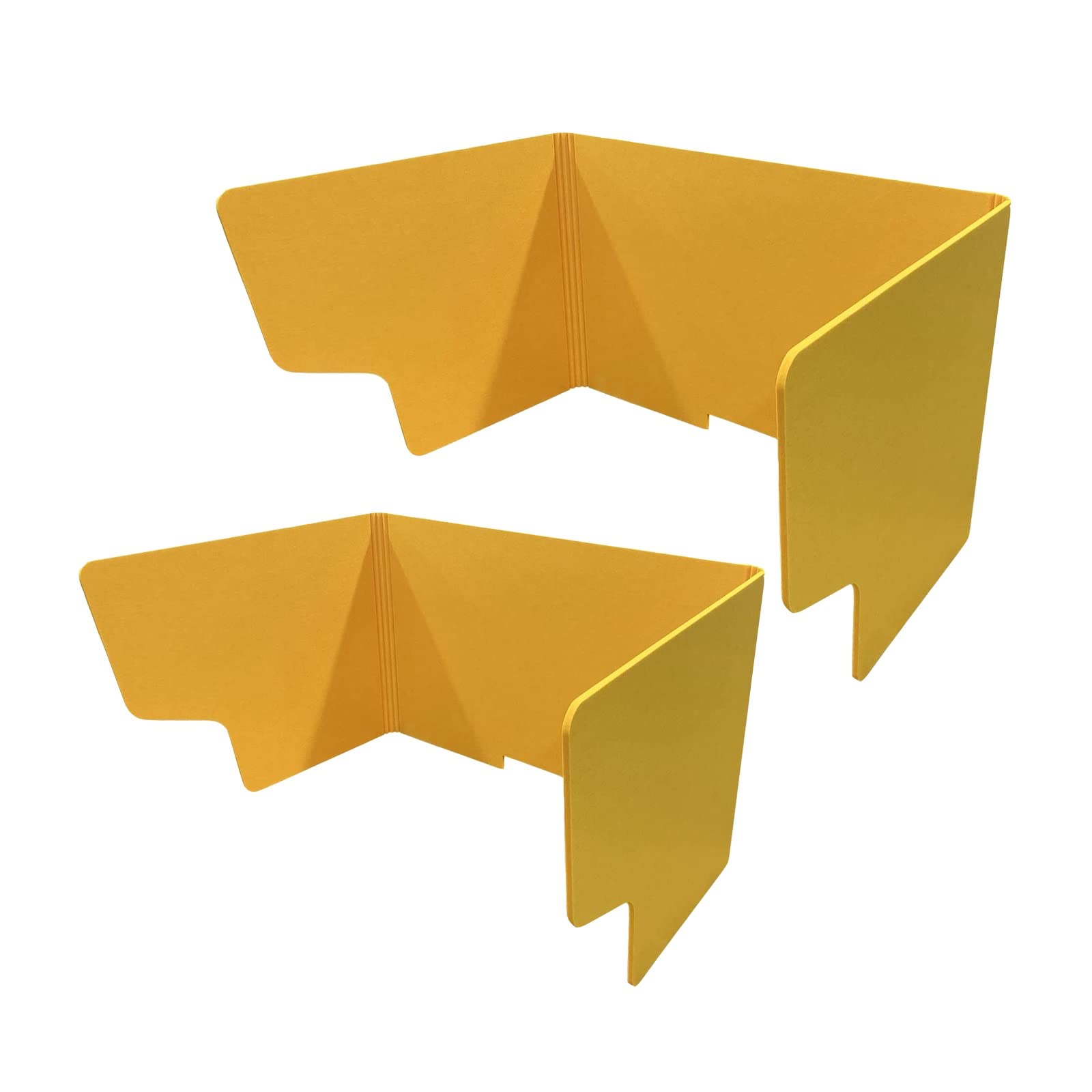 GJZQDKX 2 Pack Portable Privacy Desk Divider Sound Absorbing Sneeze Guard 24''/31''/39'' Acoustic Partition for Schools and Offices