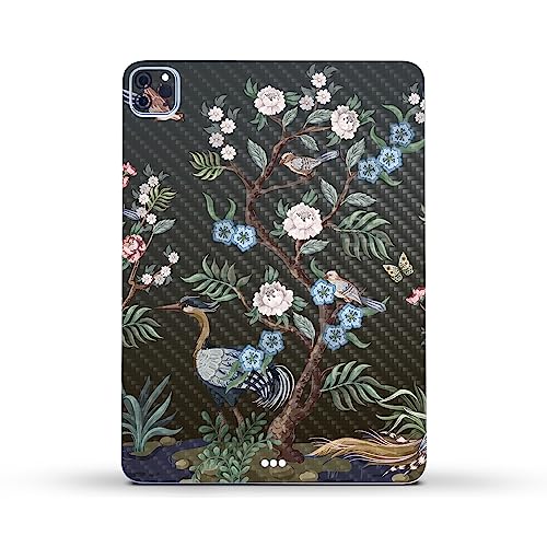 Image of MightySkins Carbon Fiber Skin Compatible with Apple iPad Pro 11 inch M2 4th Gen (2022) Full Wrap Kit - Asian Fabric | Protective, Durable Textured Carbon Fiber Finish | Easy to Apply | Made in The USA