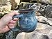 Huge Hand Thrown Pottery Mug in Slate Blue, Handmade in North Carolina