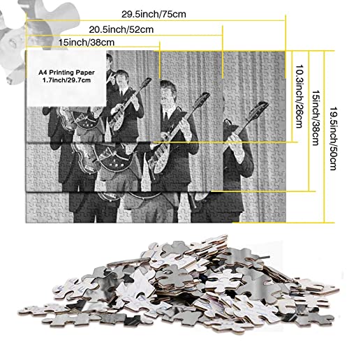 Puzzles pour Adultes 1000 Pièces Les Beatles Puzzles 1000 Pièces Groupes Célèbres pour Adultes Enfants Activité Familiale Puzzles Jeux Jouets Cadeau - Les Beatles, Paul McCartney, John Lennon, RIngo Starr, George Harrison Puzzles pour Adultes 1000 Pièces Les Beatles Puzzles 1000 Pièces Groupes Célèbres pour Adultes Enfants Activité Familiale Puzzles Jeux Jouets Cadeau – Image 6
