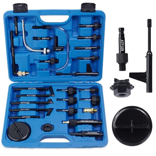 Image of 27PCS Transmission Fluid Oil Filler ATF Adapters Compatible with Ford VW, Audi, BMW, Benz, Porsche, Skoda, Nissan, Honda ect.