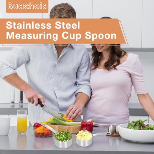 Stainless Steel Measuring Cup Square Handle Measuring Spoon with Scale Multifunctional Measuring Cup High-End Durable Portable Kitchen Measuring Tool(1 Cup) - Image 4