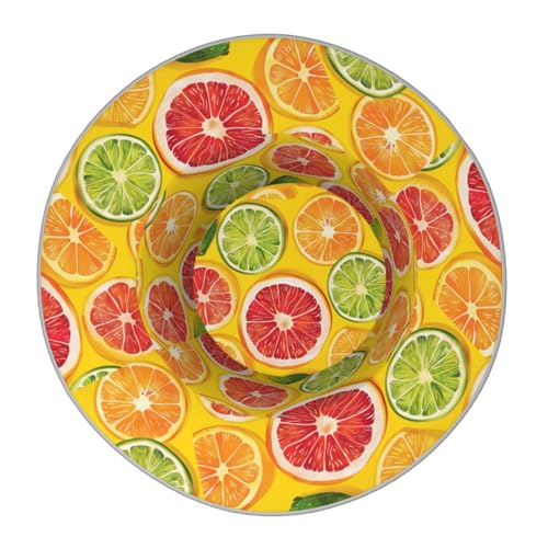 Image of Bucket Hat Double-Side-Wear Reversible Sun Hat Beach Travel Hiking for Women Men