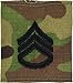 SWV-206, Staff Sergeant (E-6) SSG, Multicam Rank without Fastener SEW-ON'S