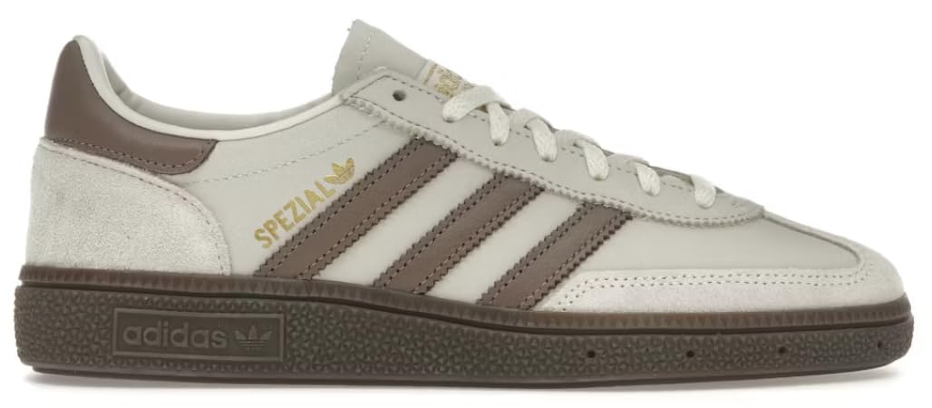 adidas Originals Handball Spezial (Brown Cream White, Womens, 8.5)