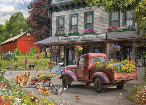Rompecabezas Cobble Hill de 1000 Piezas - Tienda de Campo - Póster de Muestra Incluido miniatura 1