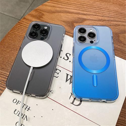 Coque de luxe pour iPhone 15 Pro Max translucide mate en acrylique premium
