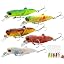 5pcs grasshopper fat hardbait lures with bill