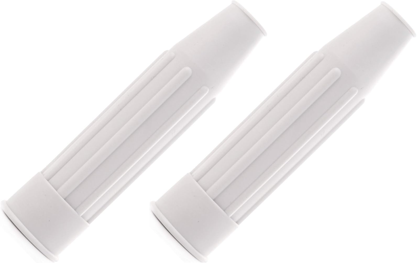 Merriway White Bh07581 (2 Pcs) Swirls Splash Preventors For 3/4 Inch Taps - Pack Of 2 Pieces