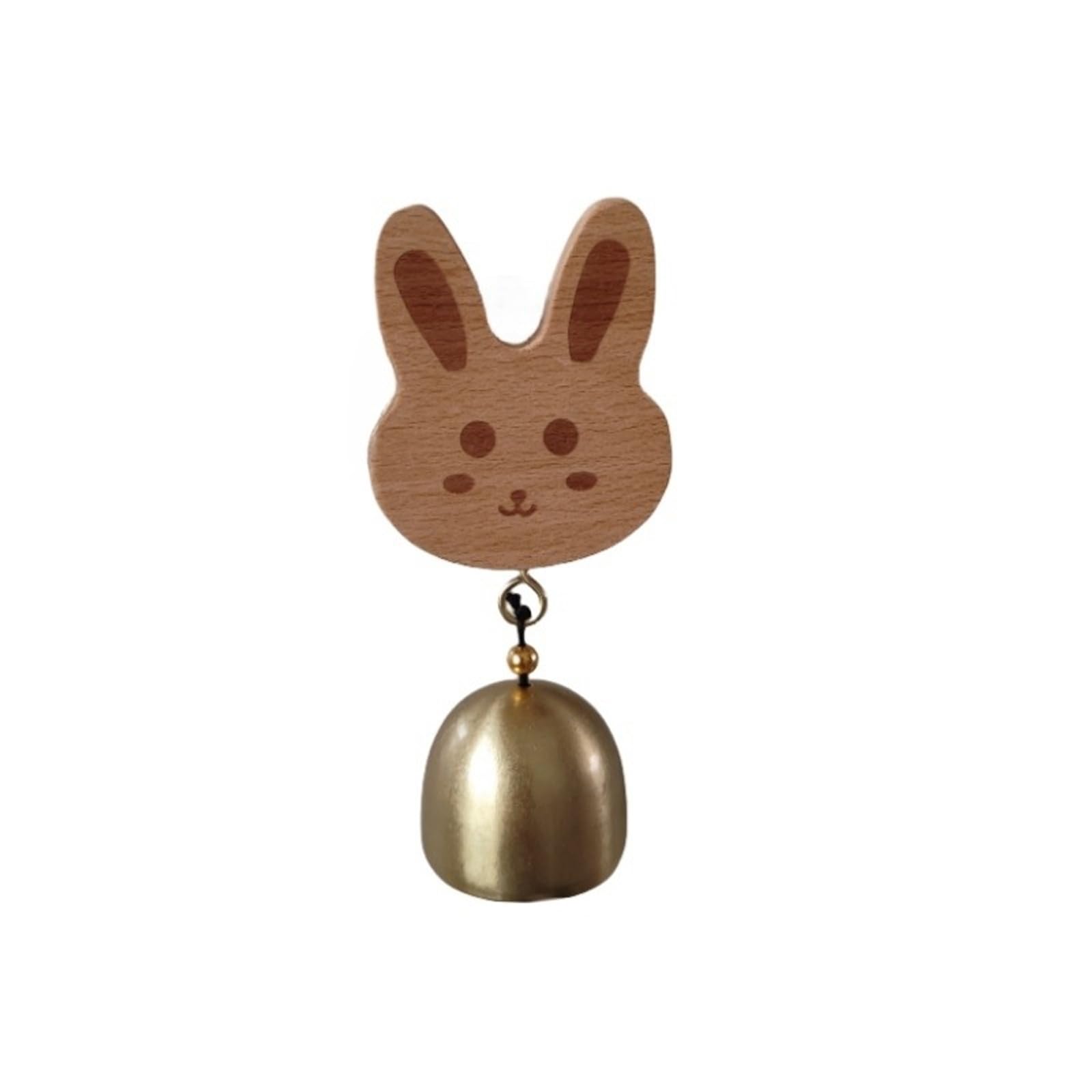 ordinarYone Easy Installation Adhesive Mount Doorbell Wooden Animal Shopkeeper Bells Door Chimes Without Tool Required Simple Setups