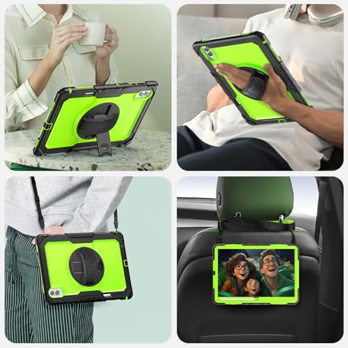 Image of SEYMAC Case for Samsung Galaxy Tab S11 Ultra 5G 14.6 Inch, Green