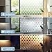 rabbitgoo Privacy Window Film Non Adhesive Frosted Glass Sun Blocking Self Static Cling Decorative for Home Kitchen Living Room, Removable and Reusable, 17.5 x 78.7 inches