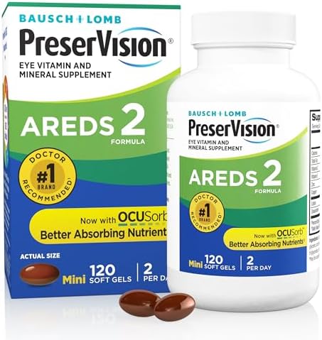 PreserVision AREDS 2 Eye Vitamins, #1 Eye Doctor Recommended Bran...