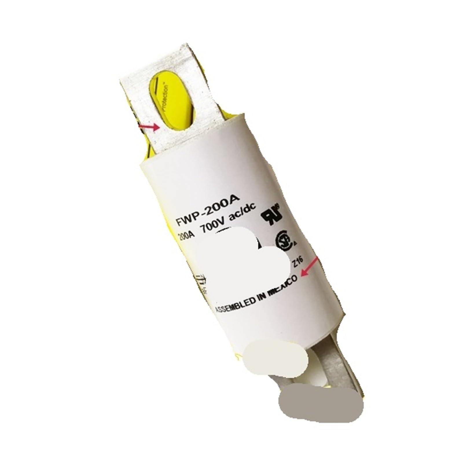 Fusible FWP-200A 700V haute performance pour armoire électrique industrielle