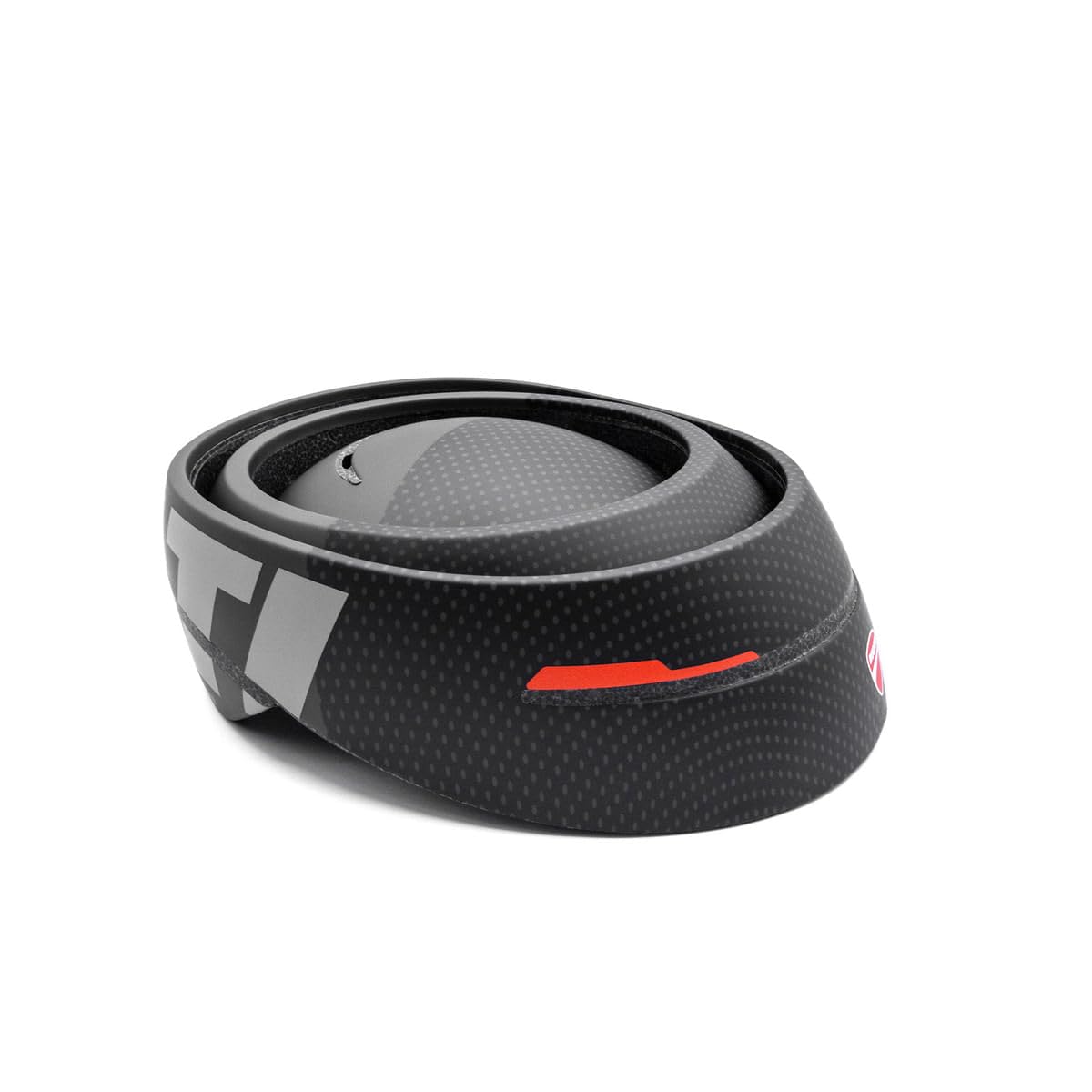 Ducati Casco Foldabile Urban, richiudibile Unisex Adulto, Nero con Dettagli Rossi, Large