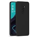 Pikkme Reno 2F / 2Z Back Cover Soft Matte Liquid Silicone TPU | Camera Protection | Shockproof Slim Back Case for Reno 2F / 2Z (Black) gallery image