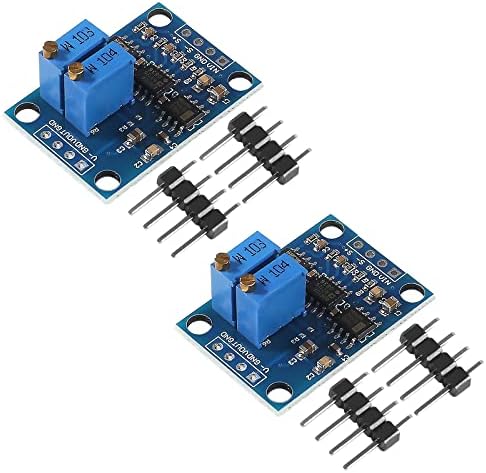 QCCAN 2PCS AD620 Voltage Amplifier Module, Microvolt MV Voltage Amplifier Signal Instrumentation Module Board 3-12V DC
