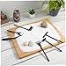 STOBOK 6pcs Mini Zen Garden Kit Black Rake Meditation Sand Zen Garden Tools Toy Rock Sand Garden Tools Toy Accessories for Adults Table Office Relaxation