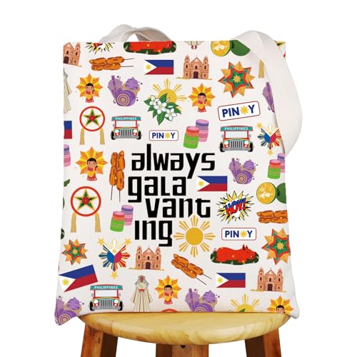 G2TUP Filipino Tote Bag Philippines Travel Bag Philippines Souvenir Gifts Filipinos Shoulder Bag...
