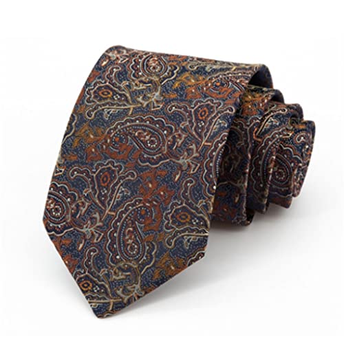 KXQYIKYI Krawatte Männer Koreanisch Bunte Blume Farbe Business Karriere Formale Mode Breite Version