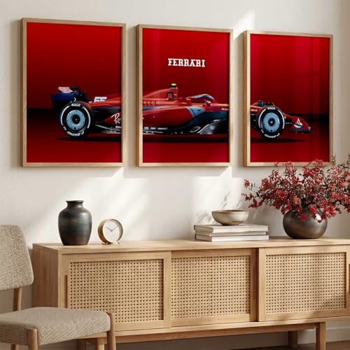 Image of kotart Big Sports Car Framed Posters | Design 910 Beige