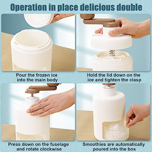 Ice Crusher Rotary - Frullatore manuale per