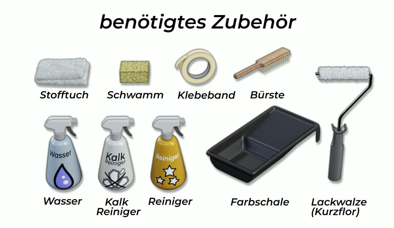 soft - transparente Antirutschbeschichtung für den Barfußbereich - Rutschschutz für Badewanne, Dusche, Fliese, Treppe, Holz, Terrasse und alle Oberflächen im Innen- und Außenbereich