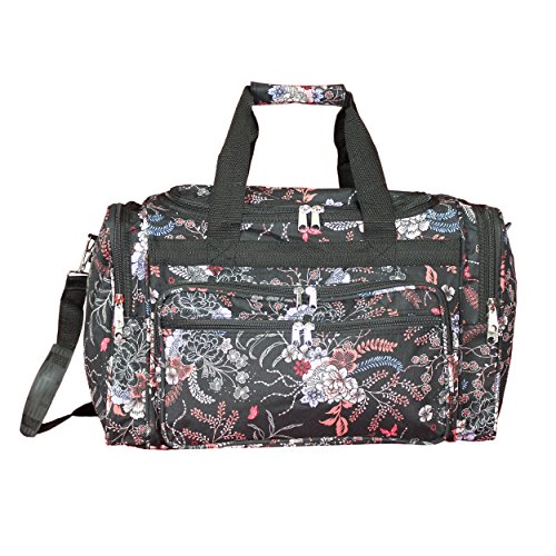Image of World Traveler Floral Duffel Bag, Flower Bloom, One Size