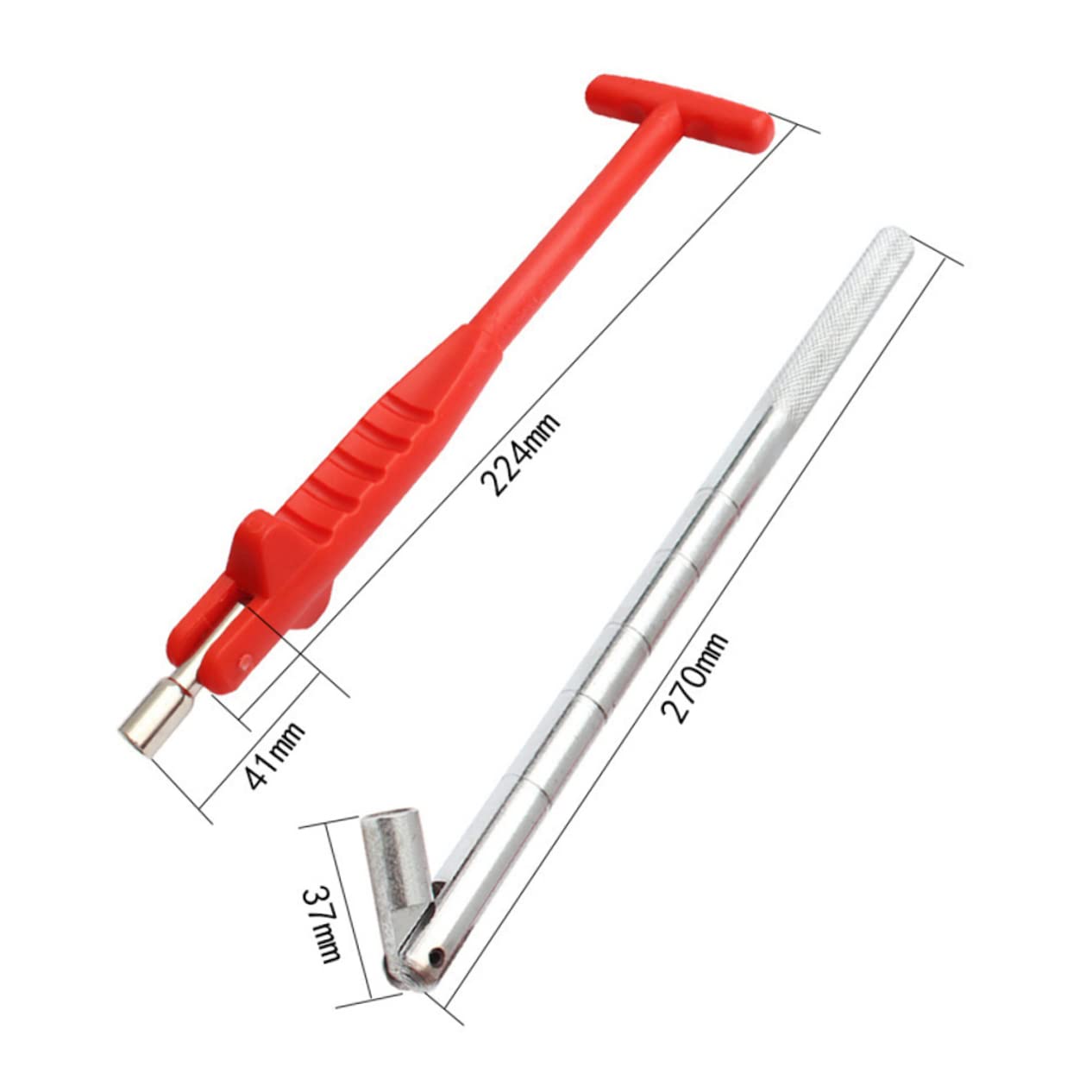 ABOOFAN Auto Tire Mouth Repair Tool Plastic Handle Valve Stem Puller for Trucks Bikes Motorcycles Durable Remover for Easy Tire Core Installation Removal