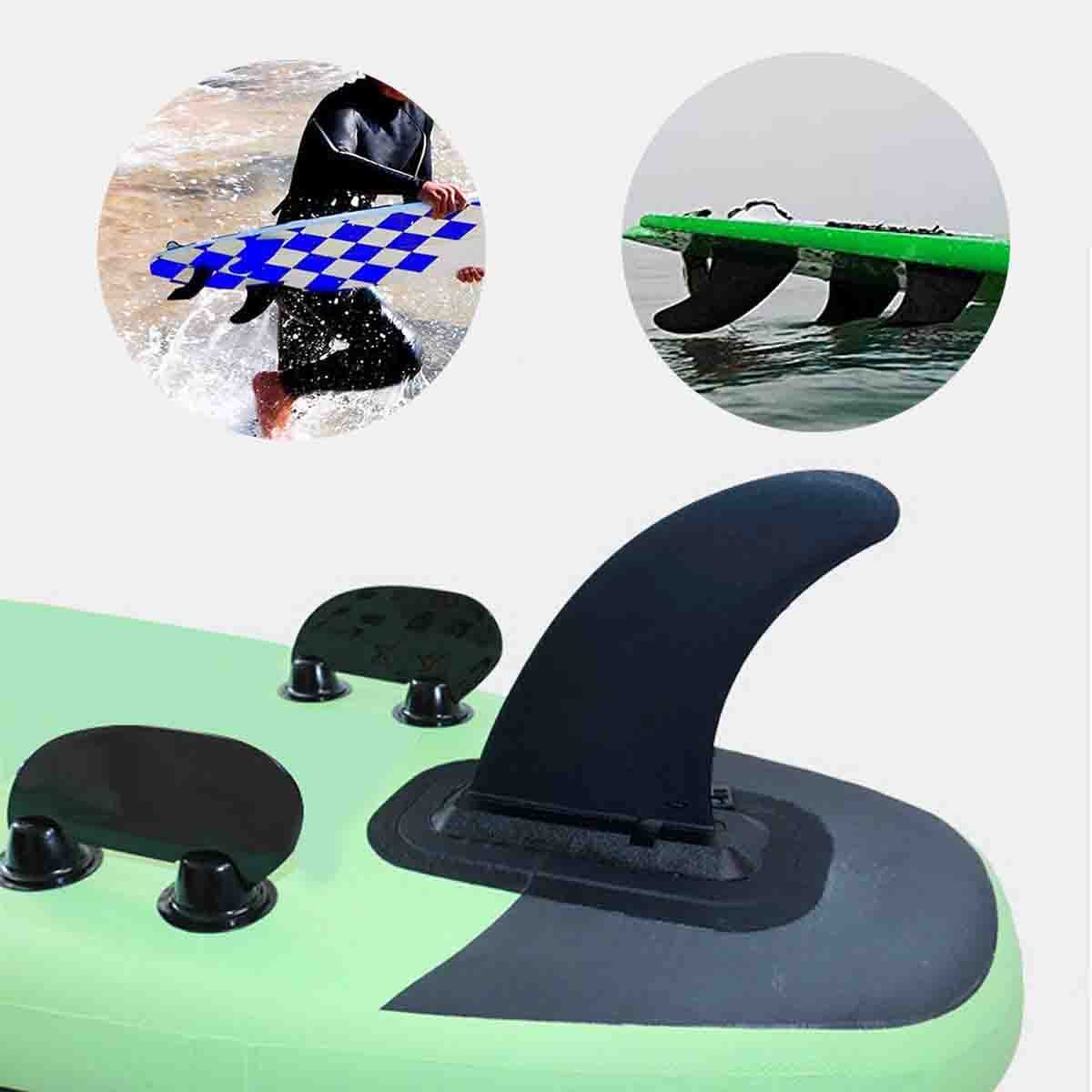 Aletas de Tabla de Surf Removible Universal Nylon Reforzado para Longboard SUP