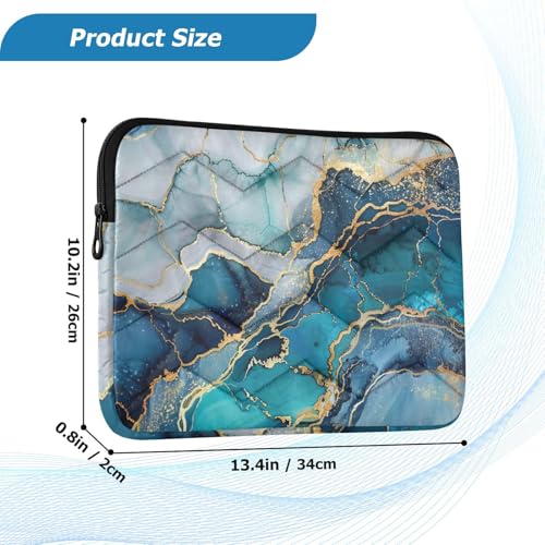 Funda para portátil azul marmolado 15.6 pulgadas miniatura 3