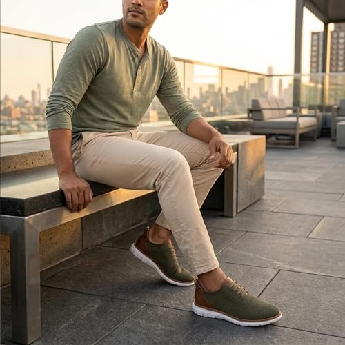 Image of Marc Joseph New York Men's Charles Ave Sneakers (Hands Free Technology)