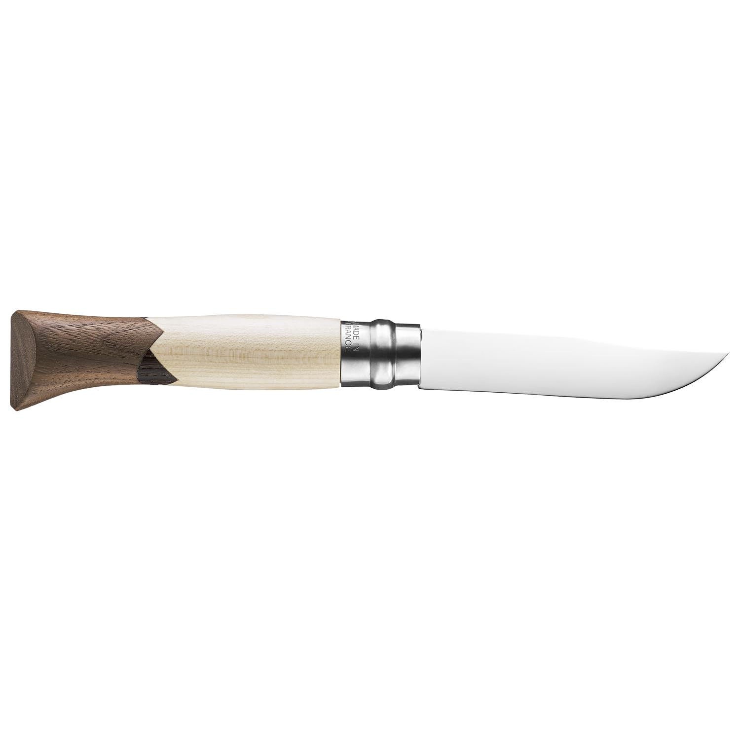 Opinel Taschenmesser No 09 Cime Limited Edition 9 cm Klappmesser mit 12C27 Edelstahlklinge und Holzgriff aus Ahorn Esche Walnuss, Virobloc Verriegelung