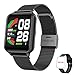 Produktbild Smartwatch Damen Herren, HopoFit Fitness Tracker 1.4 Zoll Touchscreen Smart Watch mit Schrittzähler Pulsuhr Schlafmonitor Stoppuhr Wasserdicht Fitness Armband Uhr für Android iOS (schwarz)